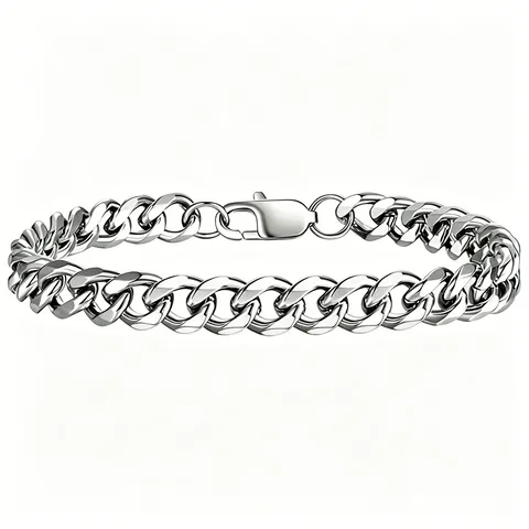 Edelstahl Panzerkette Halskette Armband Für Herren Damen 18K Vergoldet Silber Schwarz Hip Hop Schmuck Poliert Bordsteinkette Accessoire