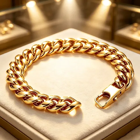 Polished Stainless Steel Cuban Link Chain For Men Women Hip Hop Miami Gold Silver Plated Jewelry Gift Necklace Bracelet