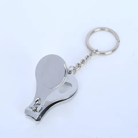 Metal Multi Functional Nail Clipper Bottle Opener Keychain Portable Manicure Tool For Travel Home Use Women Men Gift