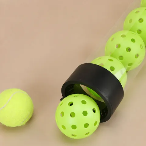 Raccoglitore di Palline da Pickleball Tubo per Palline da Tennis Trasparente PVC PC Supporto Accessori per Allenamento