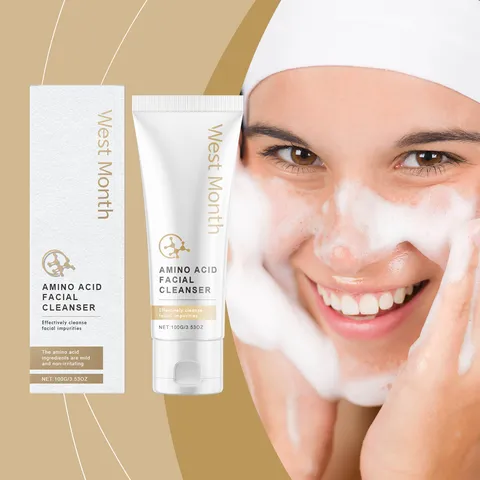 Detergente Viso agli Aminoacidi Pulizia Profonda Delicata Affinamento dei Pori Skincare