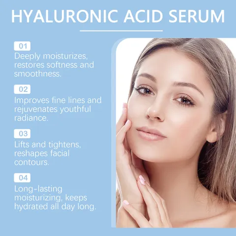 Siero Viso Acido Ialuronico OUHOE Idratante Antietà Liquido Per La Cura Della Pelle Con Contagocce