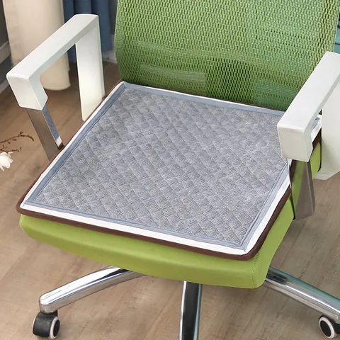 Modern Minimalist Square Chair Cushion Quilted Solid Color Soft Fabric Seat Pad For Office Study Home Indoor Outdoor Decor