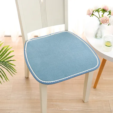 Chenille Stoelkussen Gewatteerd Antislip Eetkamerstoel Kussen Bureau Kruk Zitkussen Modern Minimalistisch
