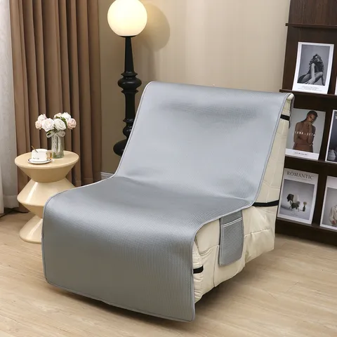 Housse de Canapé en Soie de Glace Housse de Coussin de Canapé Chenille Rafraîchissante Protecteur Antidérapant Moderne Minimaliste Pour la Maison