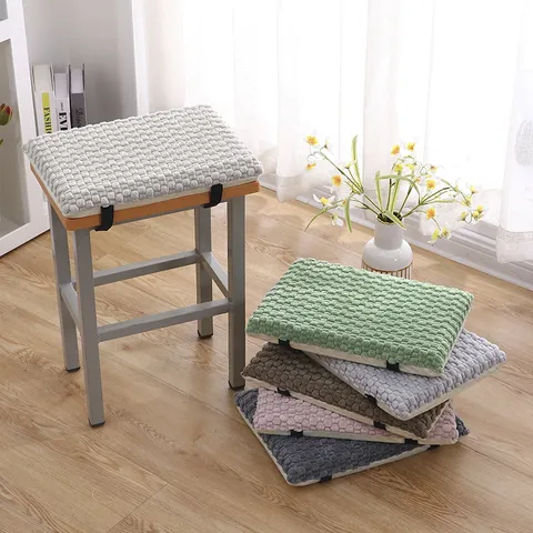 Warm Thickened Plush Seat Cushion Memory Foam Chair Pad For Student Classroom Office Home Comfortable Winter Seat Cushion