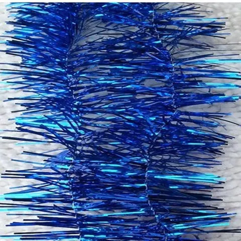 Christmas Tinsel Garland Metallic Shiny Ribbon Multicolor Glitter Foil Streamer For Holiday Party Tree Home Decoration