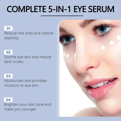 HOYGI Anti-Aging Oogcrème Compleet Verstevigend Oogserum Diepe Hydratatie Vermindert Donkere Kringen Huidverzorging