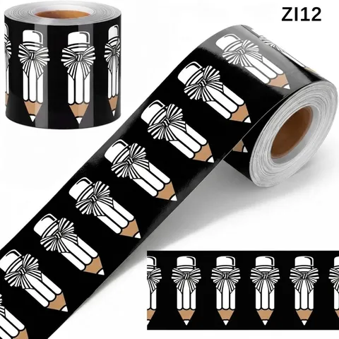 Schwarzer Bleistift Schleife Design Selbstklebende Pinnwand Bordüren Klassenzimmer Tafel Wanddeko Aufkleber Rolle Für Schule Lehrer Büro Dekoration