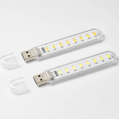Tragbare USB LED Nachtlampe Mini Nachttisch Schreibtischlampe PC Metall Tragbare Beleuchtung Fixture Für Wohnheim Büro
