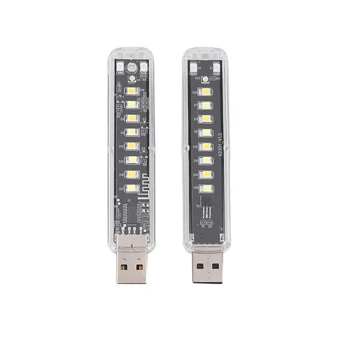 Luz Nocturna USB con Control de Voz Inteligente Compañero de Aire Acondicionado Control Remoto Infrarrojo Lámpara LED Sin Internet