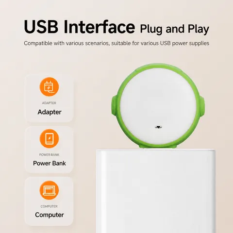 Smart Voice Air Conditioner Remote Control USB Plug And Play Mini Night Light Colorful Atmosphere Lamp For Home Office