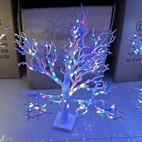 LED Christmas Coral Branch Light Tree Snow Effect Artificial Tree Light For Window Display Holiday Indoor Home Decor