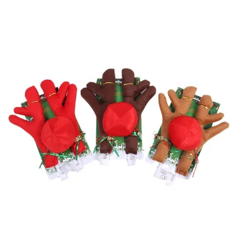 Christmas Reindeer Antlers Red Nose Car Decoration Kit Plush Reindeer Car Costume Set With Jingle Bells Ribbon For Xmas Vehicle Holiday Decor