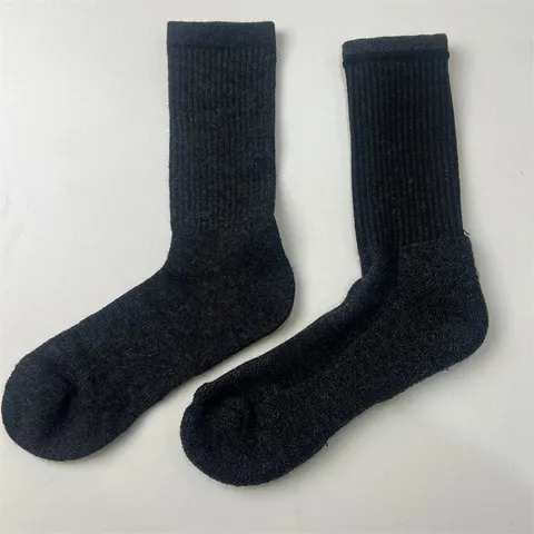 Men's Thickened Warm Merino Wool Outdoor Hiking Sports Socks Mid Tube Athletic Thermal Winter Crew Socks