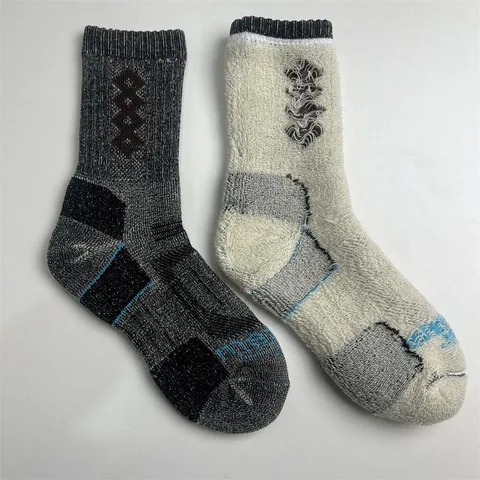 Unisexe Merino Wool Thermal Crew Socks Pachymenoi Terry Ypaithria Pezoporia Cheimonas Sokies