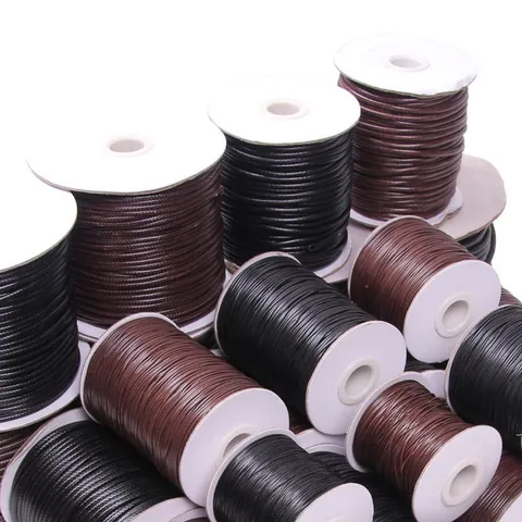 Korean Waxed Polyester Cord Spool For DIY Jewelry Making Braided String Thread For Necklace Bracelet Handcrafted Material