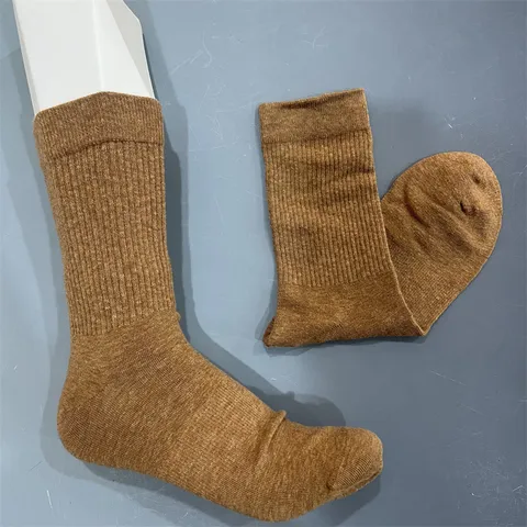 Men Merino Wool Crew Socks Moisture Wicking Thermal Breathable Comfortable Soft Casual Outdoor Hiking Sports Socks