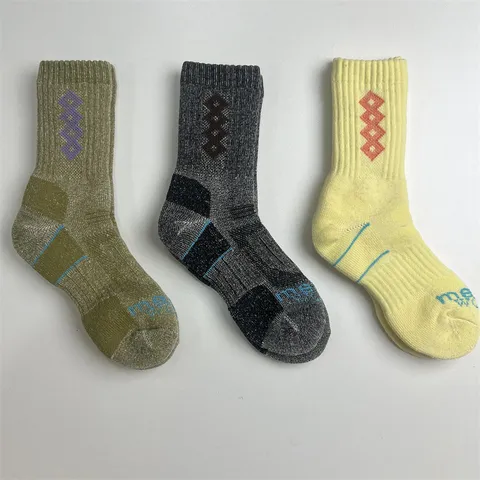 Unisexe Merino Wool Thermal Crew Socks Pachymenoi Terry Ypaithria Pezoporia Cheimonas Sokies