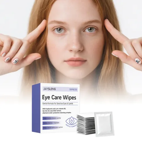 Lingettes Jetables Soin des Yeux Nettoyage Doux Lingettes Humides Rafraîchissantes Pour Hygiène Quotidienne