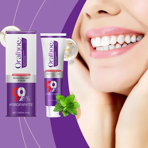 Whitening Toothpaste Hydroxyapatite Mint Flavor Enamel Protection Fresh Breath Oral Care Cleaning Tooth Paste For Adults