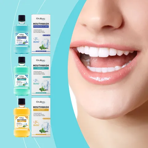 Bain de Bouche Haleine Fraîche Soin Bucco-Dentaire Longue Durée Saveur Menthe Hygiène Bucco-Dentaire Nettoyage Quotidien