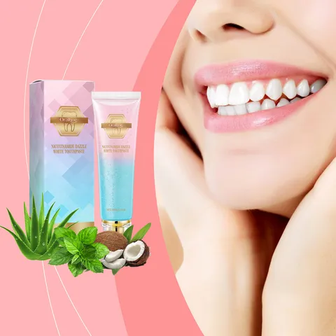 Dentifrice Blanchissant Niacinamide Oralhoe Nettoyage en Profondeur Haleine Fraîche Menthe Soin Buccodentaire