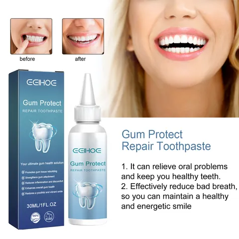 Dentifrice Professionnel de Réparation des Gencives Soin Buccal Élimination du Tartre et des Taches Blanchiment Profond Haleine Fraîche