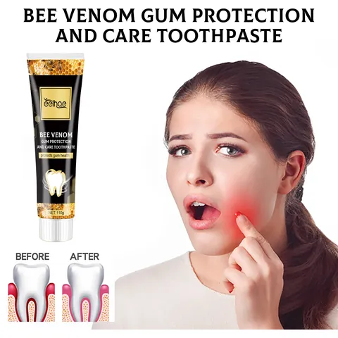 Dentifrice Soin et Protection des Gencives au Venin d'Abeille Eelhoe Blanchiment Anti-Taches Haleine Fraîche