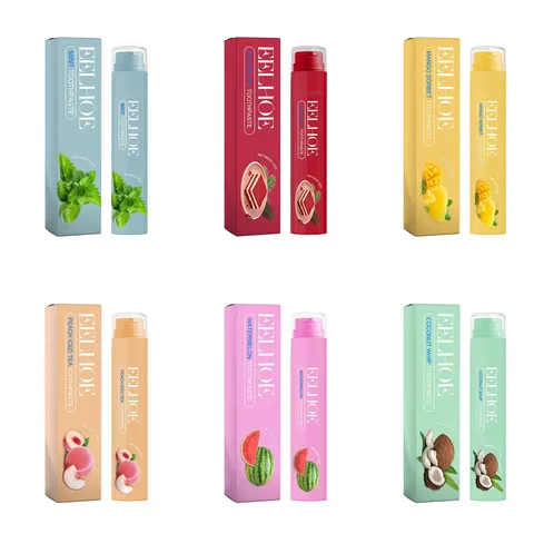 Dentifrice Aromatisé aux Fruits Nettoyage en Profondeur Blanchiment des Dents et Haleine Fraîche Soin bucco-dentaire