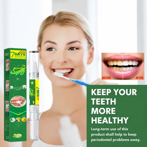 Portable Teeth Whitening Pen Effective Stain Removal Oral Care Cleansing Gel Pen Fresh Breath Dental Beauty Tool