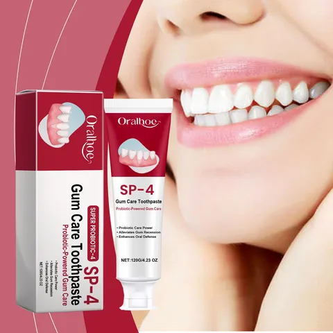 Dentifrice Soin des Gencives Probiotique Blanchiment Doux et Nettoyage en Profondeur Haleine Fraîche Hygiène Bucco-Dentaire Quotidienne