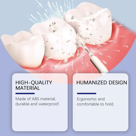 Portable Manual Tooth Cleaner ABS Plastic Oral Irrigator Handheld Teeth Cleaning Tool Home Travel Oral Care Device