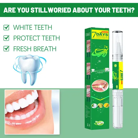 Portable Teeth Whitening Pen Effective Stain Removal Oral Care Cleansing Gel Pen Fresh Breath Dental Beauty Tool