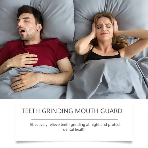 Protège-dents Anti-bruxisme en Silicone pour Grincement de Dents Protection Dentaire de Nuit Aide au Sommeil