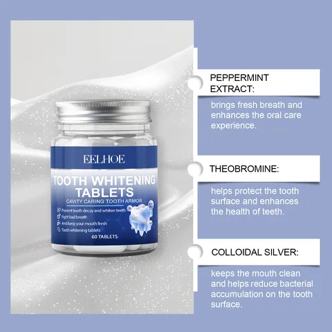Portable Solid Toothpaste Tablets Fresh Breath Teeth Cleaning Mouthwash Tablets Daily Oral Care Product