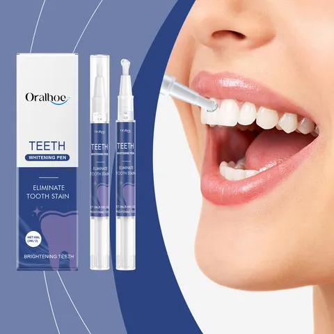 Penna Sbiancante per Denti Oralhoe Cura Dentale Professionale Siero Rimozione Macchie Alito Fresco Strumento di Igiene Orale Portatile