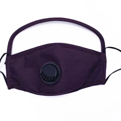 Mascarilla de Algodón para Niños Con Visera Transparente Dibujos Animados Panda Válvula de Respiración Ajustable Lavabile Reutilizable Máscara Protectora