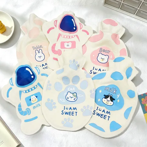 Borsa dell'Acqua Calda in Peluche Astronauta Cartone Animato Scaldamani Animale Carino Portatile per Inverno