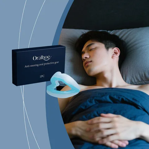 Silicone Anti Snoring Mouthpiece Sleep Care Anti Snore Device Comfortable Teeth Protector Oral Care Tool
