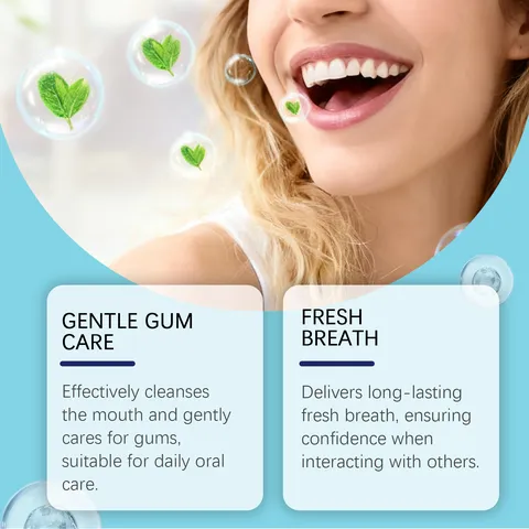 Feimuko Mint Mouthwash Daily Oral Care Refreshing Breath Clean Liquid Mouth Wash Portable Fresh Breath Oral Hygiene