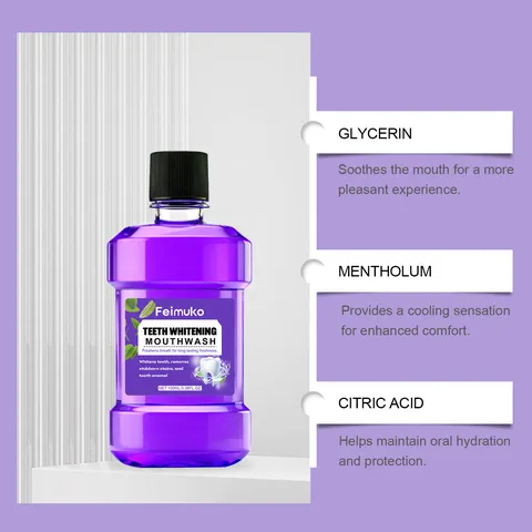 Mint Mouthwash Daily Oral Care Teeth Cleaning Fresh Breath Liquid Oral Hygiene Care Solution For Adults
