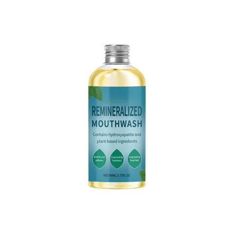 Mint Mouthwash Portable Fresh Breath Oral Care Liquid Daily Cleaning Teeth Remineralization Refreshing Formula