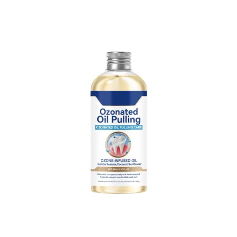 Enjuague Bucal de Oil Pulling Ozonizado Mezcla Botánica Aliento Fresco Cuidado Bucal Líquido Limpieza
