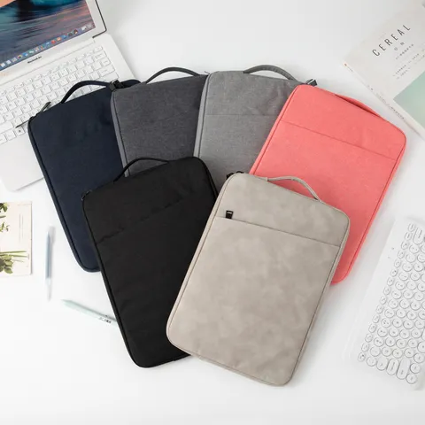 Minimalistische Polyester Laptoptasche Mit Griff Tragbare Notebook Hülle Schützende Aufbewahrungshandtasche Für Tablet Und Laptop