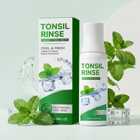 Mint Mouthwash Fresh Breath Oral Care Liquid Mouth Wash Refreshing Formula Daily Dental Hygiene Cleaning Solution