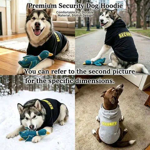 Large and Medium Dog Hoodie Winter Warm Pet Clothes Comfortable Polyester Pullover Dog Sweatshirt Apparel