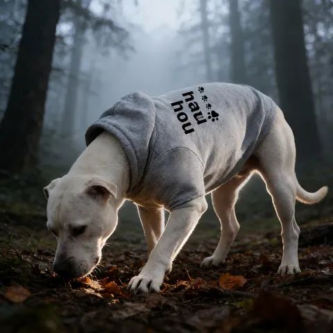 Large Dog Hoodie Warm Sweatshirt Winter Autumn Pet Clothes Cute Letter Print Dog Apparel For Medium Large Dogs
