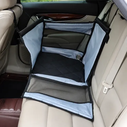 Pet Car Seat Carrier Bag Foldable Travel Pet Carrier For Small Medium Dogs Cats Breathable Mesh Durable Polyester