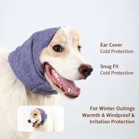 Pet Calming Ear Muffs Dog Noise Protection Hat High Elastic Soft Warm Anxiety Relief Winter Pet Headwear